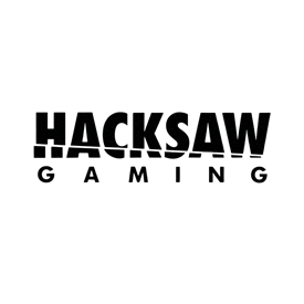 Logotipo de Hacksaw Gaming estudio de slots